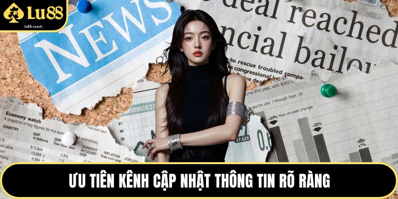 Ưu tiên kênh cập nhật thông tin rõ ràng